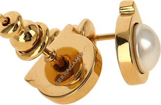 Ferragamo Gancini Earrings - Gold