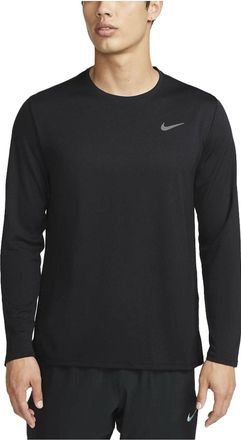 Nike Miler Dri-FIT UV Long-Sleeve Running T-Shirt Black FB7071-010