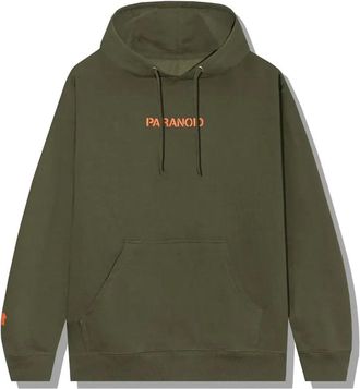 ANTI SOCIAL SOCIAL CLUB x UNDEFEATED Paranoid Hoodie Olive ASSC027