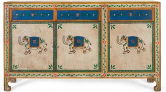 Giner&Colomer Aparador de madera de mango pintado a mano