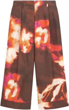 Liviana Conti Wide Broeken - Dames - Wijde Broeken - Veelkleurig - 2XL - Broeken