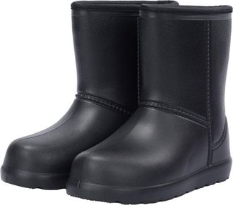 Generic Men Women Rain Boots Winter Thermal Mid-Calf Hunting Boots Waterproof Farm Fishing Rubber Shoes Car Wash Gardening Footwear(9.5 UK)