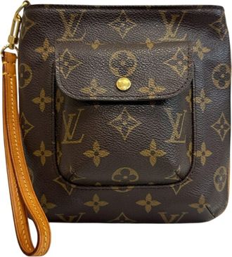Louis Vuitton Monogram Brown Monogram Pouch (Pre-Owned)