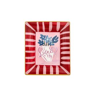 BITOSSI HOME Empty Pocket 20.5x17 cm Blue Flowers