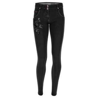 Freddy Jeans WR.UP in denim navetta vita bassa con ricamo