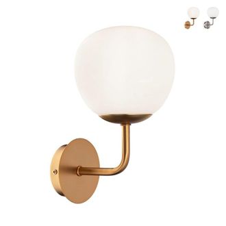 Maytoni L&aacute;mpara De Pared Aplique Esfera Blanca Pantalla Erich Maytoni - Gold