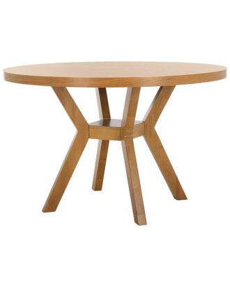 Safavieh Couture Luis Round Wood Dining Table