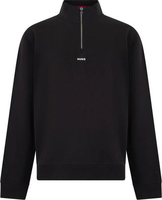 HUGO BOSS Jersey con cuello de cremallera - Sweatshirts & Hoodies - Hombre - Negro - 2XL