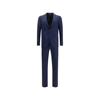 Tagliatore Vesuvio Suit - male - Tagliatore - Single Breasted Suits - Blue - XS - Suits