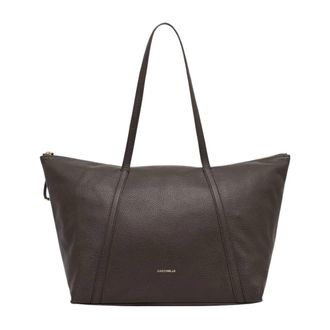 Coccinelle Nory Shopper Bag - unisex - Shoppers - Bruin - ONE Size - Katoen - Tassen
