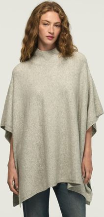 Lucky Brand Womens Mock Neck Poncho Sweater