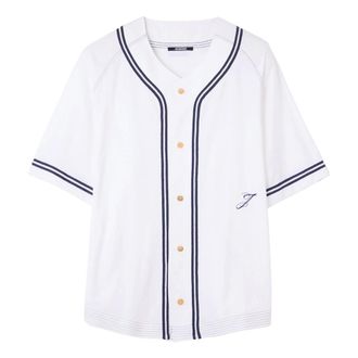 Jacquemus The Baseball shirt - male - Jacquemus - T-Shirts - White - S - Tops
