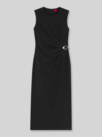 HUGO BOSS Etuikleid mit verdecktem Rei&szlig;verschluss Modell KLINDA in Black, Gr&ouml;&szlig;e 32