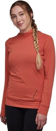 Black Diamond Alpenglow Hooded Long-Sleeve Shirt - Womens in Baja Sunrise at Nordstrom, Size X-Large