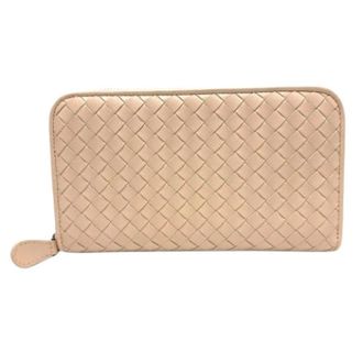 Bottega Veneta Pre-owned Long wallet (bi-fold) - Dames - Vintage Accessoires - Roze - ONE Size - Leer - Vintage