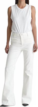 AG - Adriano Goldschmied Desi High-Rise Flare Pant In Powder