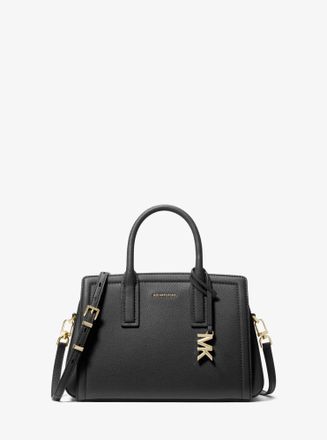 Michael Kors Laila Small Pebbled Leather Satchel