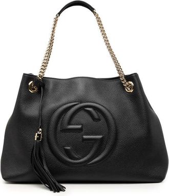 Gucci Pre-owned Gucci Medium Calfskin Soho Chain Tote Ladies H208IP9EH4YUR3X4
