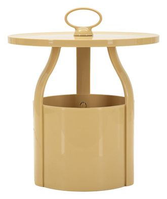 Mauro Ferretti Mesa contenedor pp color mostaza, &oslash; 44x43 cm