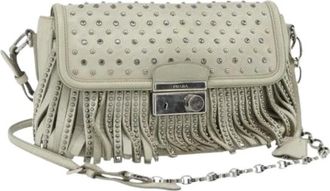 Prada Pre-owned Shoulder Bags, female, Beige, Size: ONE SIZE Pre-owned Vintage Shoulder Bag