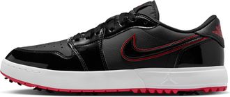 Nike Jordan Mens Air Jordan 1 Low G Spiked Golf Shoes in Black | IQ3417-002