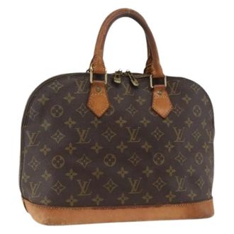 Louis Vuitton Pre-owned Handbags, female, Brown, Size: ONE SIZE Pre-owned Alma PM Hand Bag