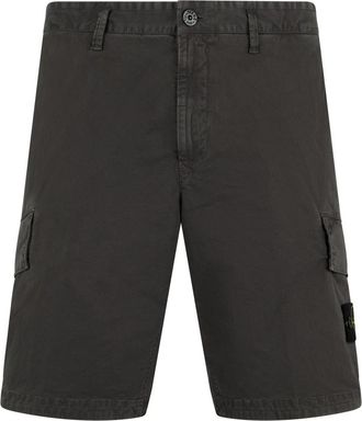 Stone Island Broeken - Heren - Korte Broeken - Grijs - W33 - Korte Broeken