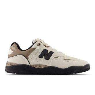 New Balance Hombre NB Numeric Tiago Lemos 1010 en Beige/Negro, Gamuza/Malla, Talla 40.5
