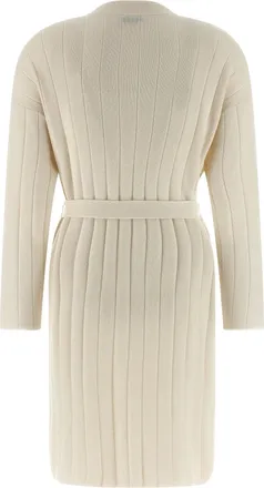 Max Mara Womens White Cashmere Cardigan Clothing