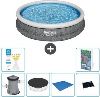 Bestway Piscina Bestway Fast Set Redonda - 366x76 Cm - 7-piezas S214