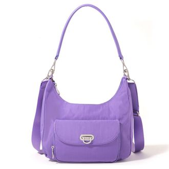 Baggallini Coastal Flip Lock Half Moon Bag in Lavender Surf at Nordstrom