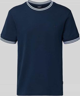 Joop T-Shirt mit Kontraststreifen Modell Jose in Marine, Gr&ouml;&szlig;e XXXL