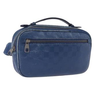 Louis Vuitton Pre-owned Shoulder Bag - Dames - Pre-owned - Blauw - Maat: ONE Size Leer