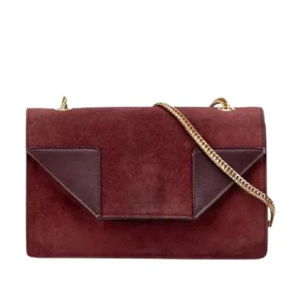 Saint Laurent Pre-owned Cross Body Bags, female, Red, Size: ONE SIZE Pre-owned Betty Leather Shoulder Bag