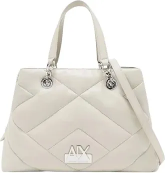 A|X Armani Exchange Bolso Tote Acolchado - Bags - Mujer - Beige - ONE SIZE