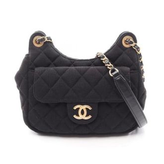 Chanel Pre-owned Vintage Shoulder Bag - Dames - Pre-owned - Zwart - Maat: ONE Size Katoen