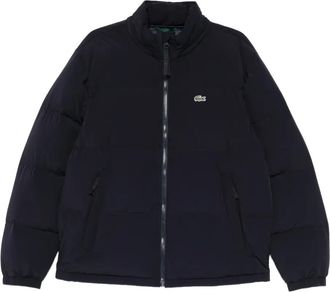 Lacoste zip padded jacket - men - Polyamide/Elastane/Polyester - 50 - Blue