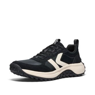 Keen Mens KS86 Comfortable Durable Retro Style Sneakers, Black/Birch, 10.5