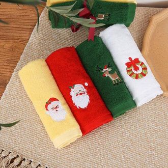 OEM Toallas De Ba&ntilde;o De Lana Coral (4 Piezas, 32x45 Cm), 100% Algod&oacute;n, Suaves, Toalla De Ba&ntilde;o / Juego De Toallas / Accesorio De Ba&ntilde;o / Toalla Algod&oacute;n