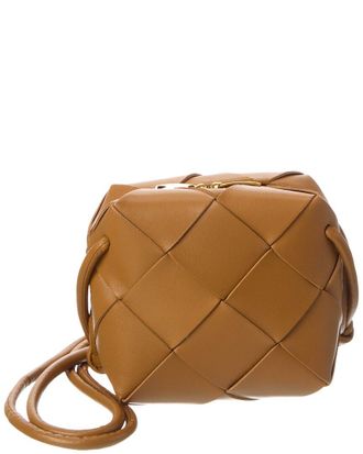 Bottega Veneta Cassette Mini Intrecciato Leather Camera Bag