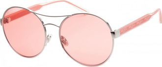 Jimmy Choo London Womens YANNS-10-UR Yanns 61 10 UR Sunglasses - Silver - One Size