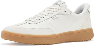 Kizik Camden Hands-free Mens Walking Shoes White/Gum : 10.5 M, Leather/Suede