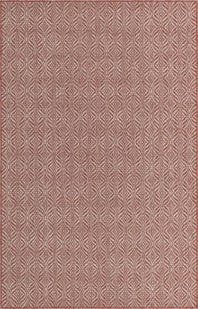 My Flair Teppich »Outdoor Crosses, LAGERRÄUMUNG!« rechteckig 4 mm Höhe Flachgewebe, In- und Outdoor geeignet