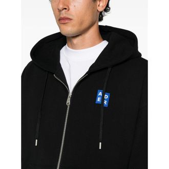Ader Error Noir Hooded Sweatshirt - Black