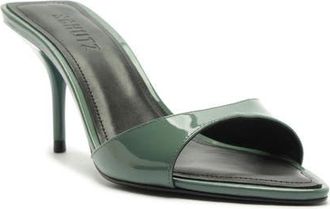 Schutz Elodie Pointed Toe Sandal in Myrtle Green at Nordstrom, Size 7.5