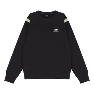 New Balance Lifestyle Sweatshirt Asia Sizing Black AMT23559-PHM