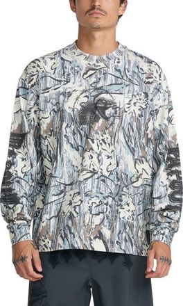 Rvca x Tapout Long Sleeve Heavyweight Cotton Jersey Graphic T-Shirt in Camo at Nordstrom, Size Xx-Large
