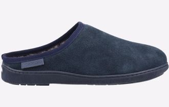 Hush Puppies Ashton Su&egrave;de Heren Pantoffels In Marineblauw