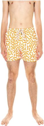 OAS Zwemshort - Heren - Badkleding - Oranje - Maat: L Poliester