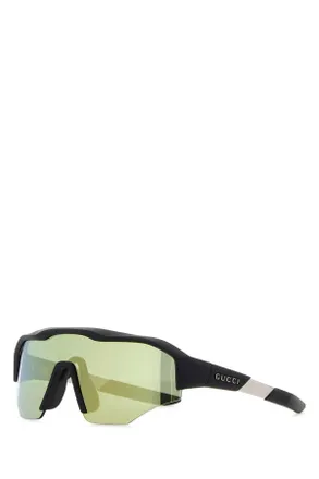 Gucci GG2017S Acetate Shield Sunglasses - Black